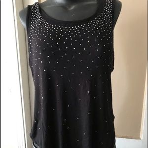 Sparkle stretch ANA tank top. Dress it up or down